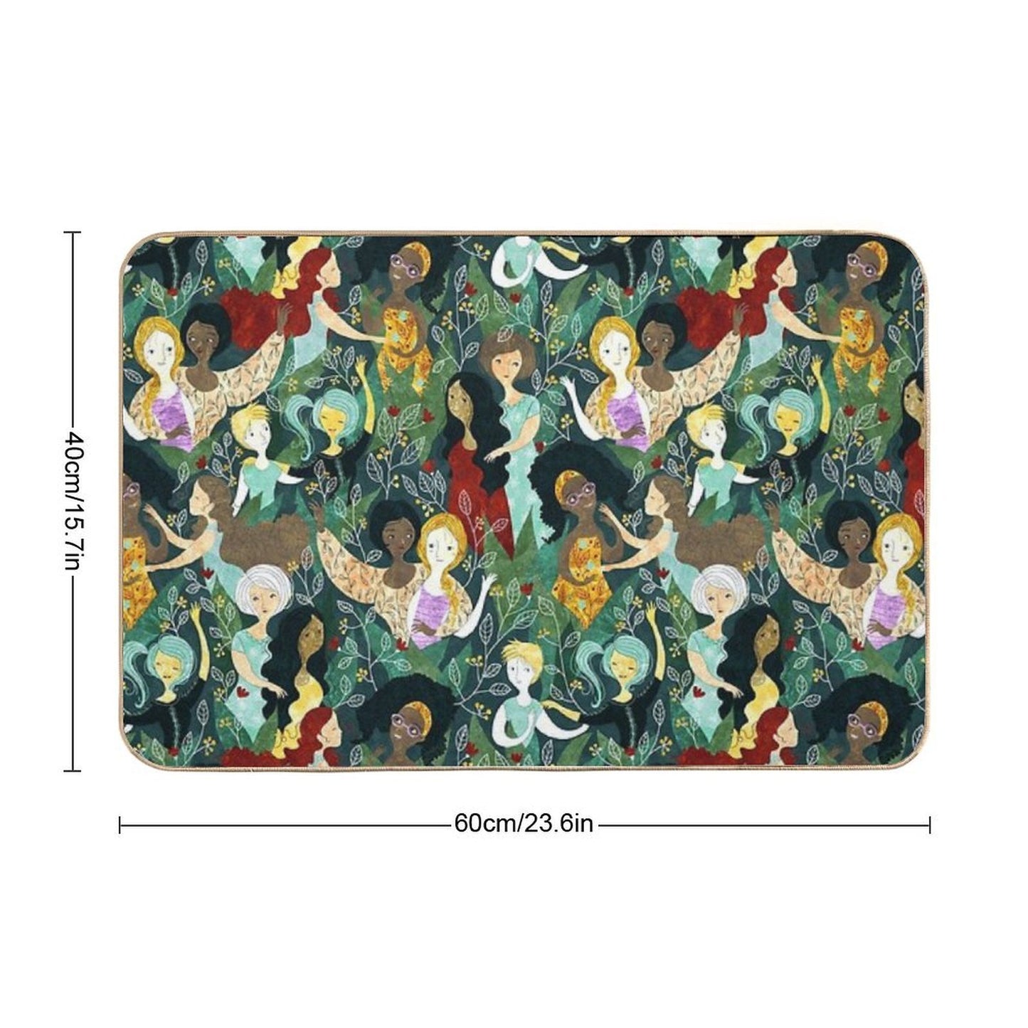 Sisterhood  Repositionable Bath Mat