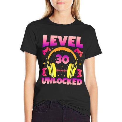 Level 30 Unlocked Video Gamer 30th Birthday  Classic T-Shirt