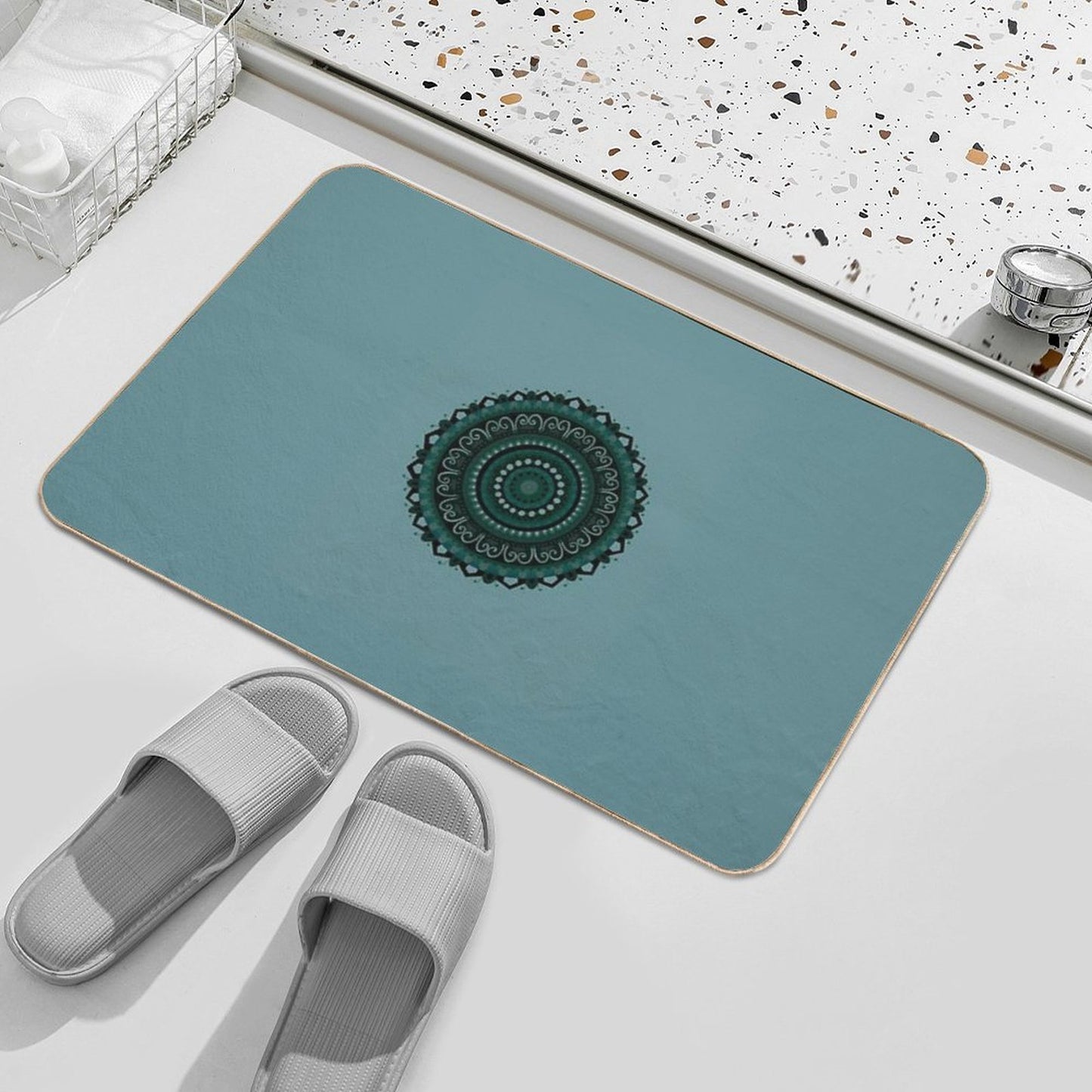Mandala Art  High-Traffic Bath Mat