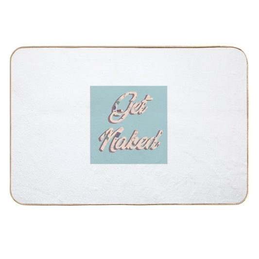 Get Naked Bathroom Wall Art  Versatile Bath Mat