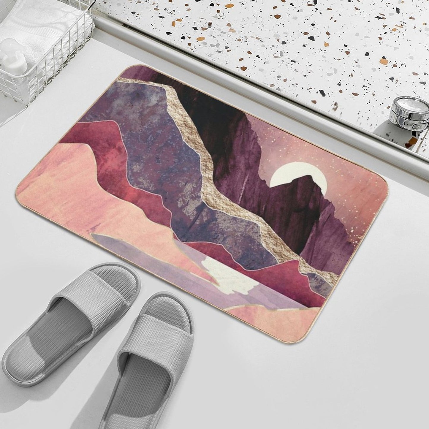 Blush Vista  Long-Lasting Bath Mat