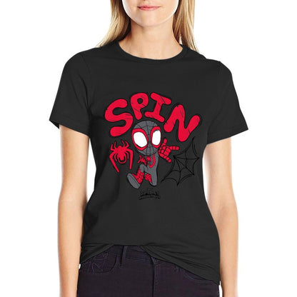 Kids Spidey And His Amazing Friends - Spin Scribble Comfortable T-Shirt