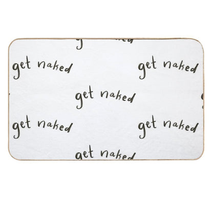 Get Naked Bathroom Art  Easy To Clean Bath Mat