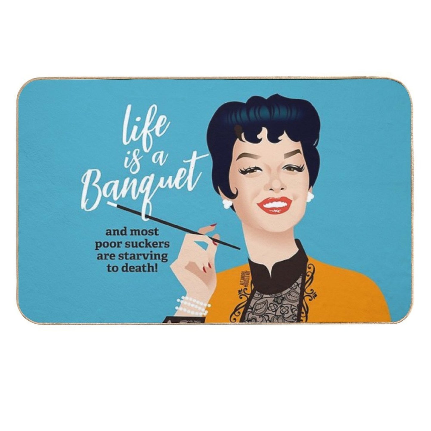 Banquet!  Rapid-Drying Bath Mat