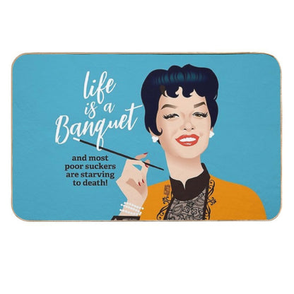 Banquet!  Rapid-Drying Bath Mat