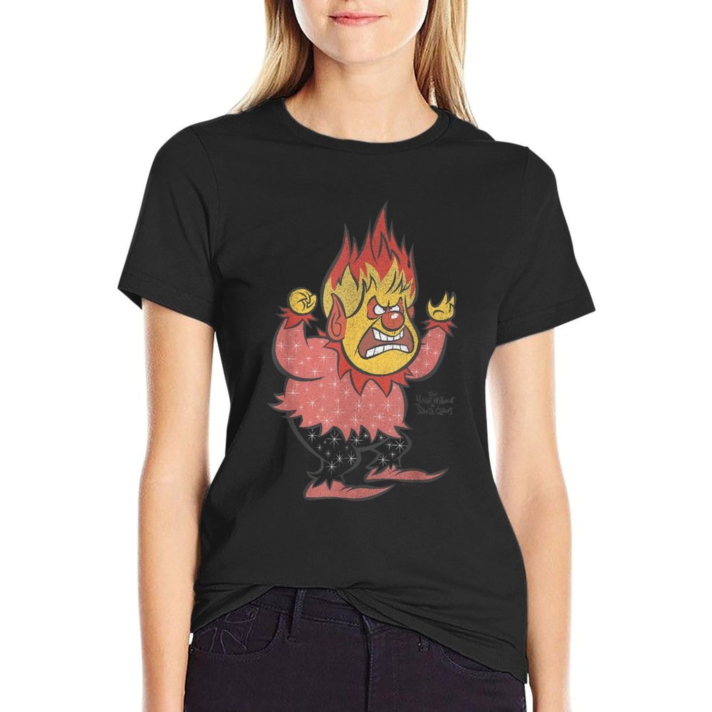 The Year Without A Santa Claus Heat Miser Portrait  Relaxed-fit T-Shirt