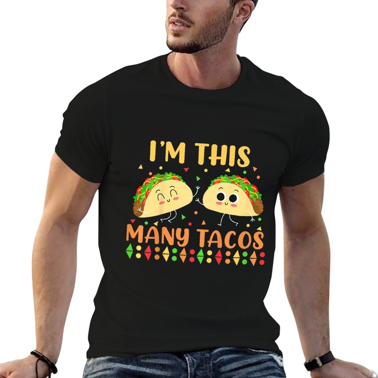 I'm This Many Tacos Second Birthday Party Cinco De Mayo  Graphic-printed T-Shirt