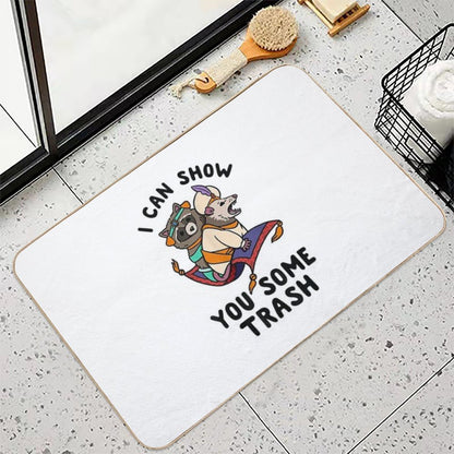 I Can Show You Some Trash  Toxin-Free Bath Mat