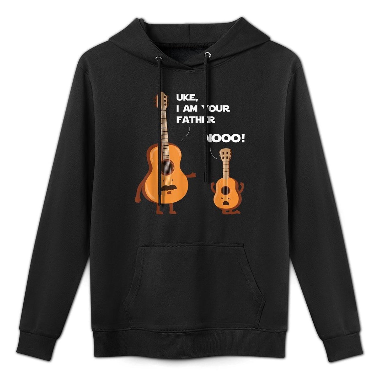 Uke I Am Your Father - Funny Ukulele Guitar Music Guitarist Moisture-Wicking Hoodie