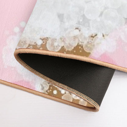 Baby Llama in A Bathtub, Girls Bathroom Print, Baby Animals in Tub, Whimsy Animal, Kids Bathroom Art  Pet-Safe Bath Mat