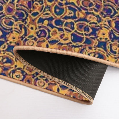 Copper Loops And Swirls Abstract  Pet-Safe Bath Mat