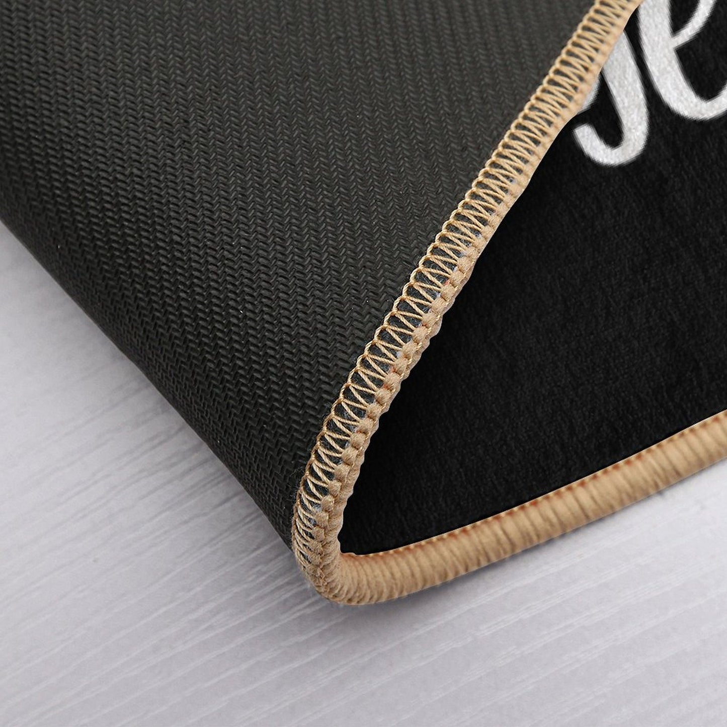 Fuck It Get Naked. White  Dirt-Trapping Bath Mat