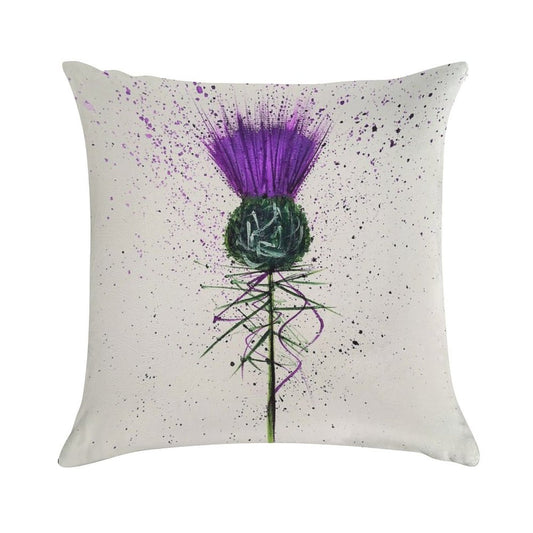 Purple Thistle Elegant Style Soft Ultra-Soft Texture Throw Pillow