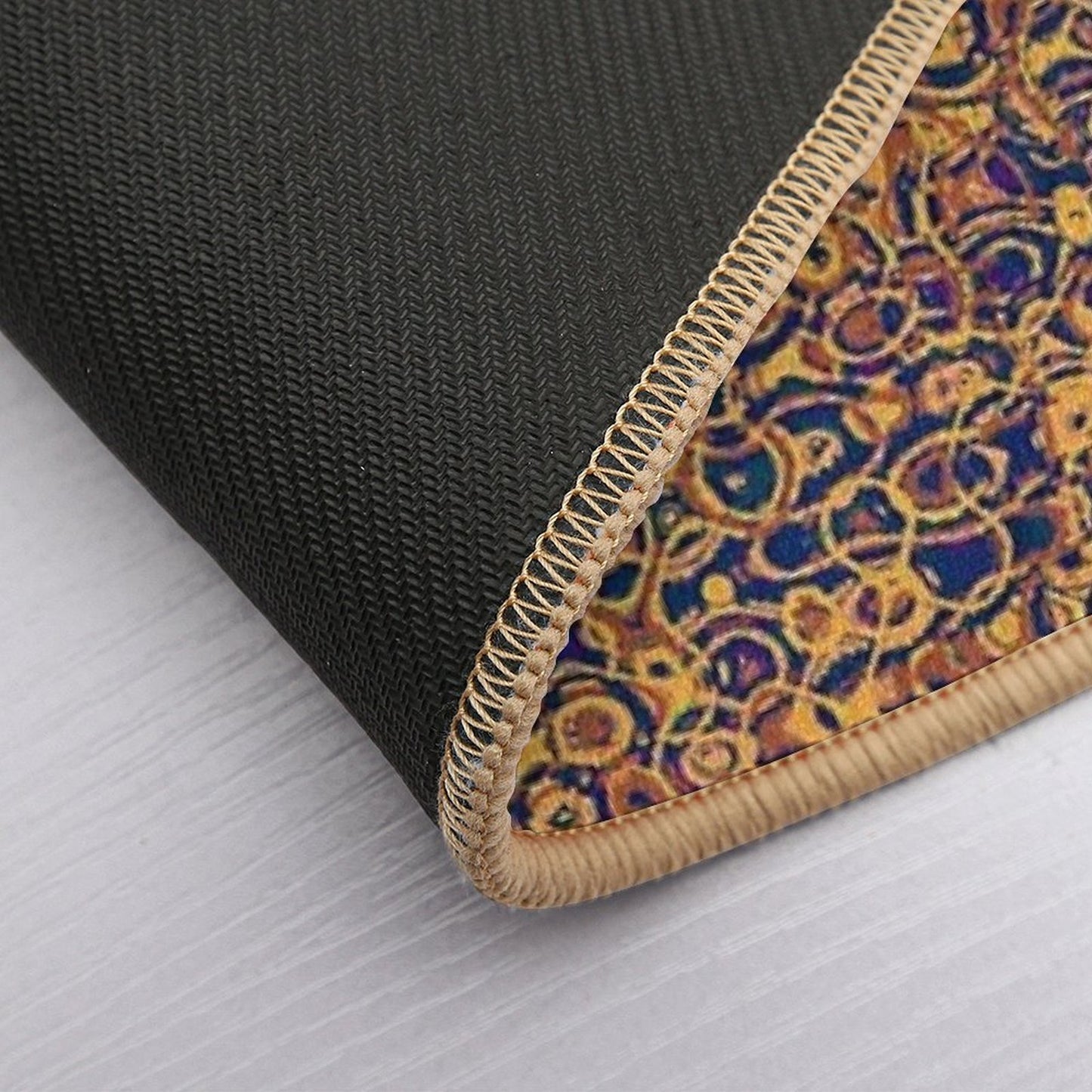 Copper Loops And Swirls Abstract  Pet-Safe Bath Mat