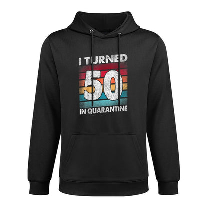 I Turned 50 In Quarantine 2020 50 Years Old 50th Birthday Kangaroo Pocket Hoodie
