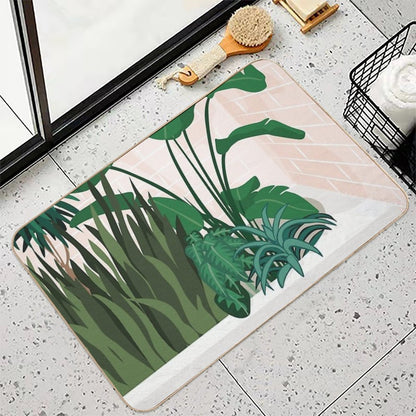 Plants In Bath  Easy Maintenance Bath Mat