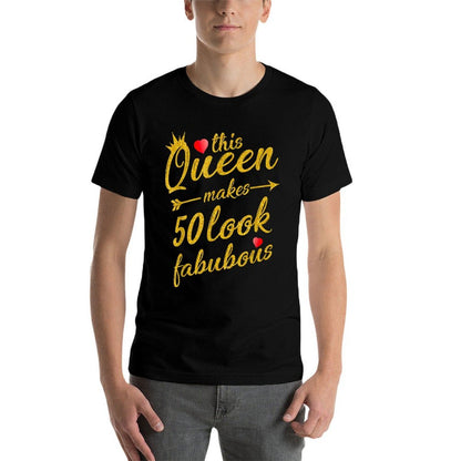 This Queen Makes 50 Look Fabulous 50th Birthday Women  Soft T-Shirt