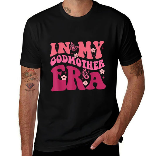 In My Godmother Era Retro Godmom Mother Proposal  Durable T-Shirt