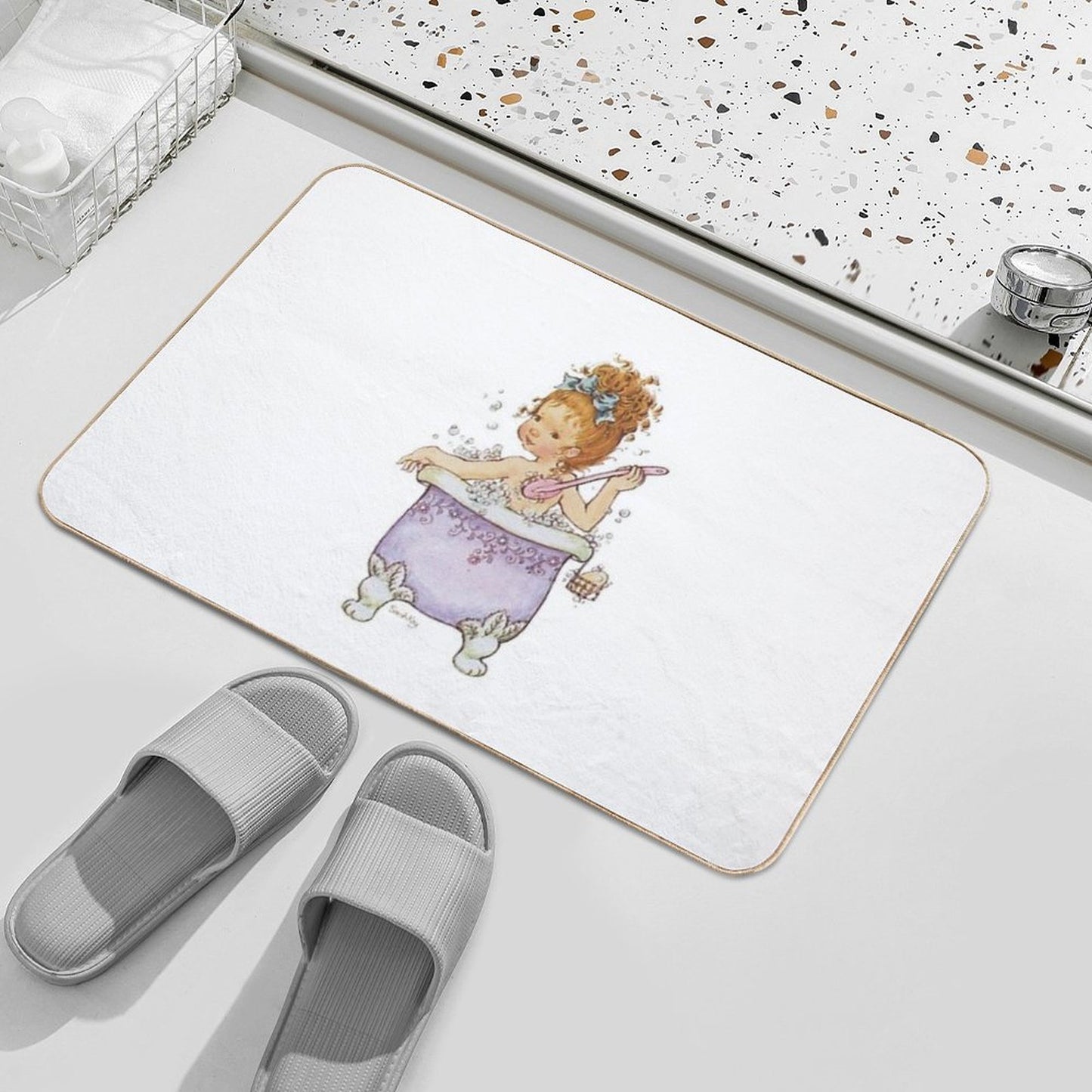 Sarah Kay - Bath Time  Multi-Purpose Bath Mat