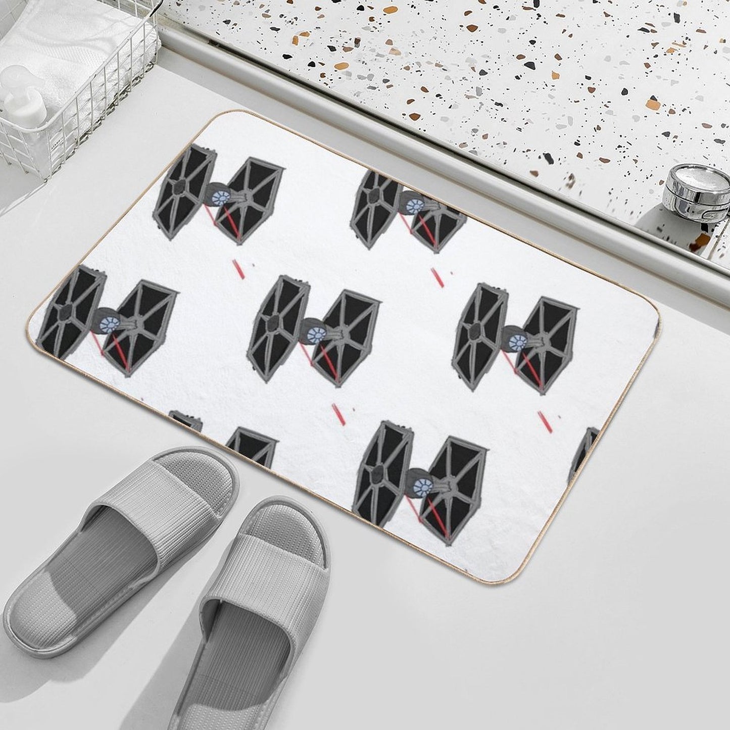 Star Fighter  Rapid-Drying Bath Mat