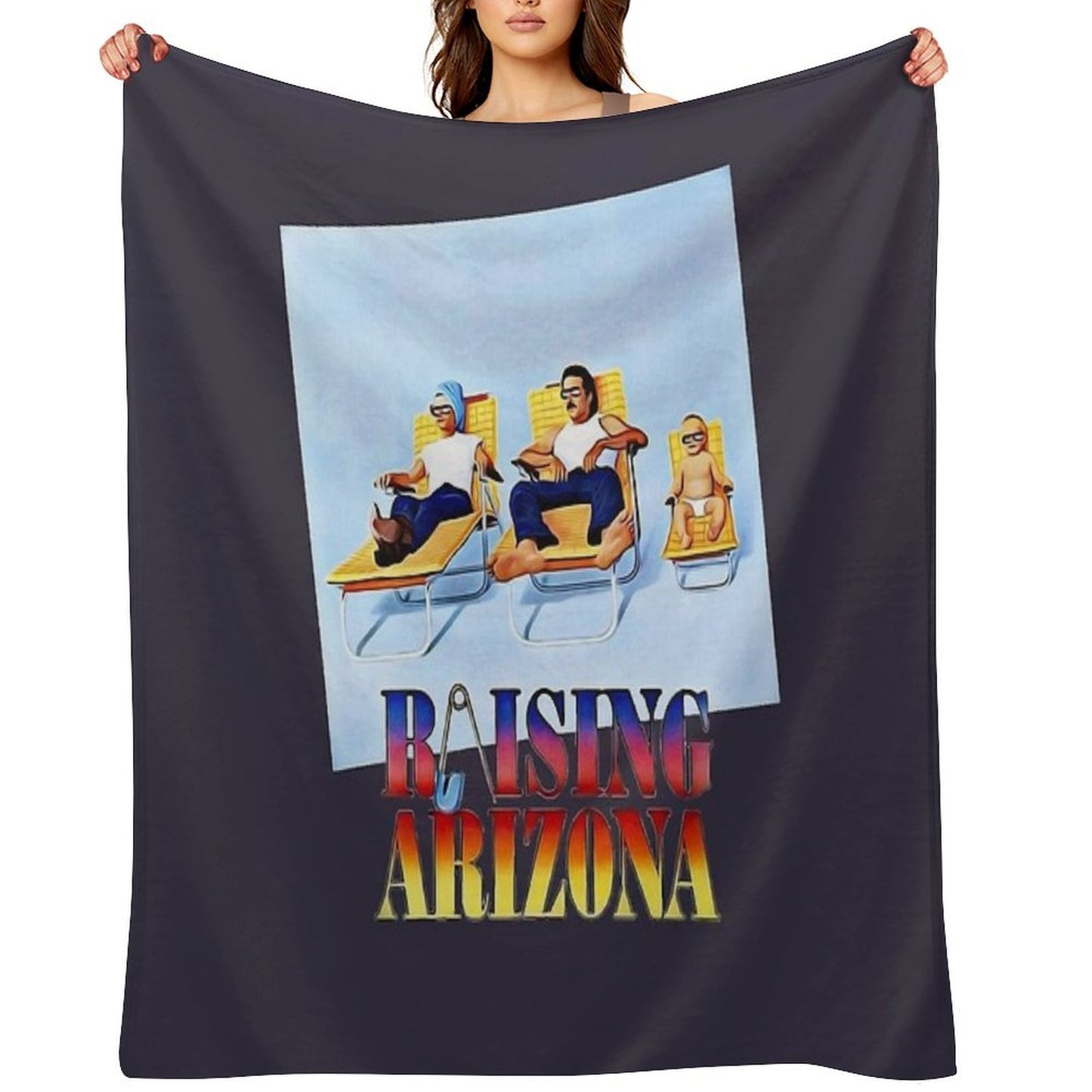 Beautiful Model Nicholas Cage Retro Vintage Travel-friendly Throw Blanket