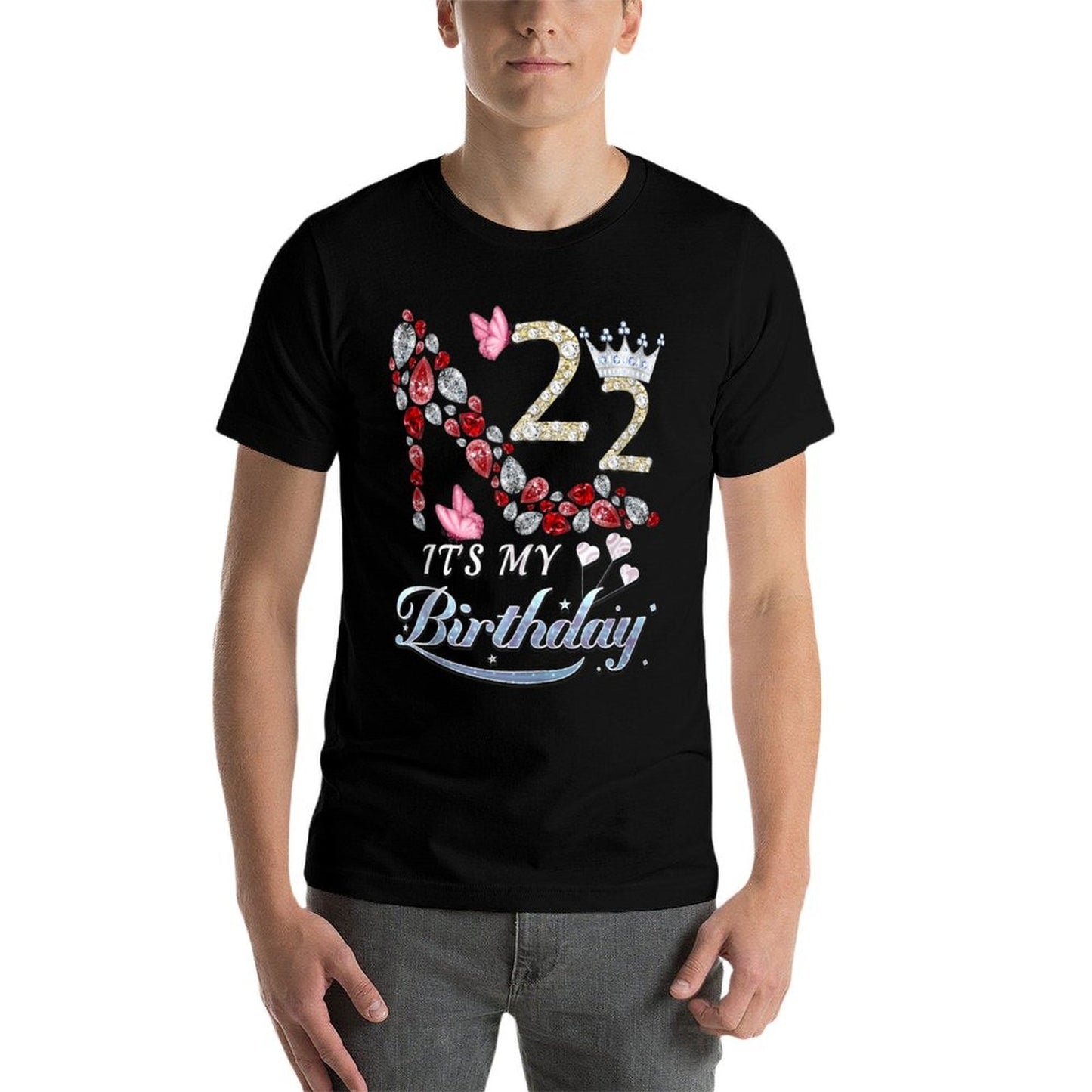 It's My 22nd Birthday, 22 Years Old, 22nd Birthday Queen  Quick-drying T-Shirt