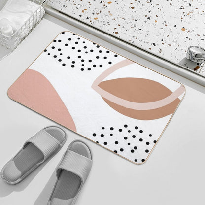 Abstract, Mid Century & Modern Kids Wall Art  Anti-Trip Bath Mat