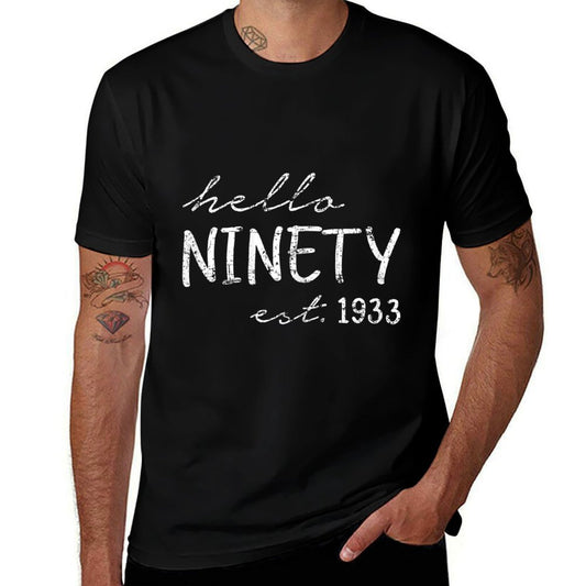 Womens Est. 1933 - 90th Birthday  Moisture-wicking T-Shirt