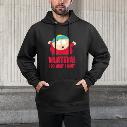 South Park Cartman Classic Fit - Black Crew Neck,, Casual Breathable Fabric Hoodie