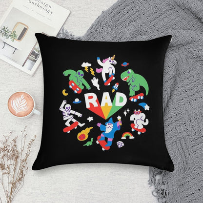 Rad Pals Soft Shrink-Resistant Throw Pillow