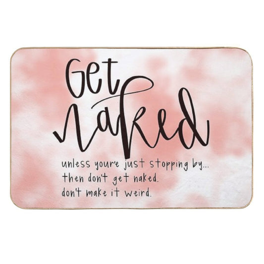 Get Naked Bathroom Decor  Pet-Safe Bath Mat