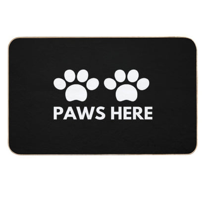 Paws Here  Rapid-Drying Bath Mat