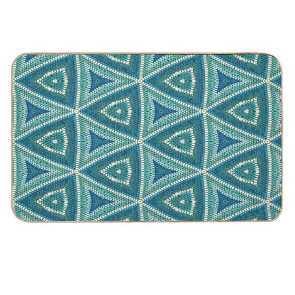Greek Summer Mosaic  Versatile Bath Mat