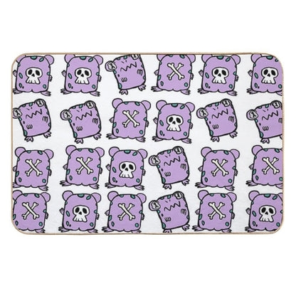 Croaker Pattern (frog And Toad) Durable Bath Mat