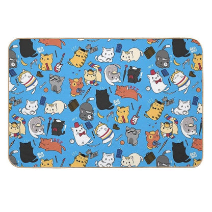 Time Lord Kittens  Slip-Resistant Bath Mat