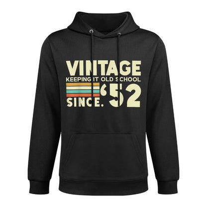 70th Birthday T Shirt Keeping It Old School Since 1952 Colorfast Hoodie
