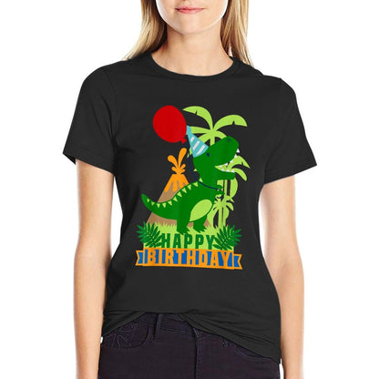 Birthday Boy Girl T-Rex Dinosaur T Rex  Soft T-Shirt