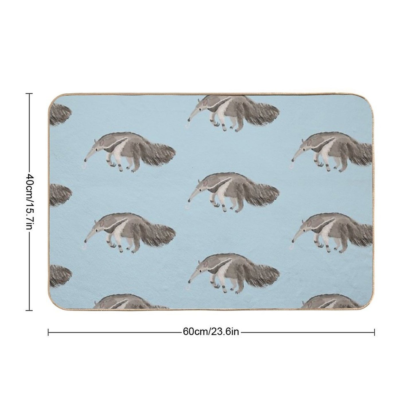 Giant Anteater  Odorless Bath Mat