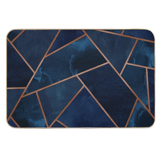 Navy & Copper Geo  Multi-Purpose Bath Mat