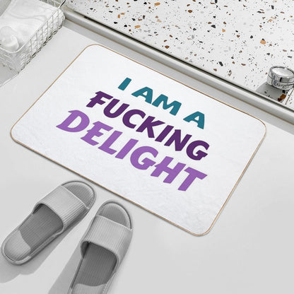 I Am A Delight_19  Rapid-Drying Bath Mat