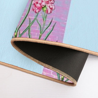 KITTY CAT AND DRAGONFLIES  Non-Slip Bath Mat