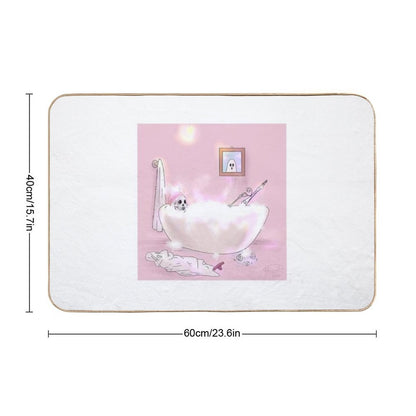 Ghost's SpaDay  Repositionable Bath Mat