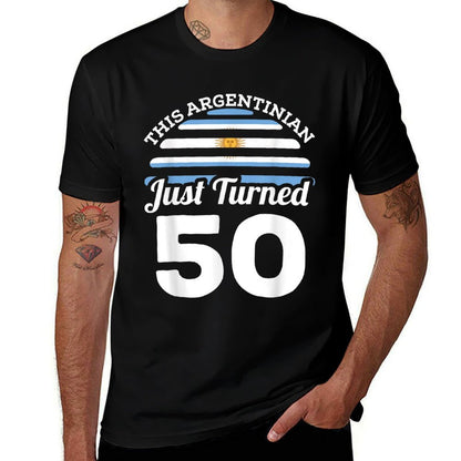 This Argentinian Just Turned 50 Argentina 50th Birthday Gift  Moisture-wicking T-Shirt