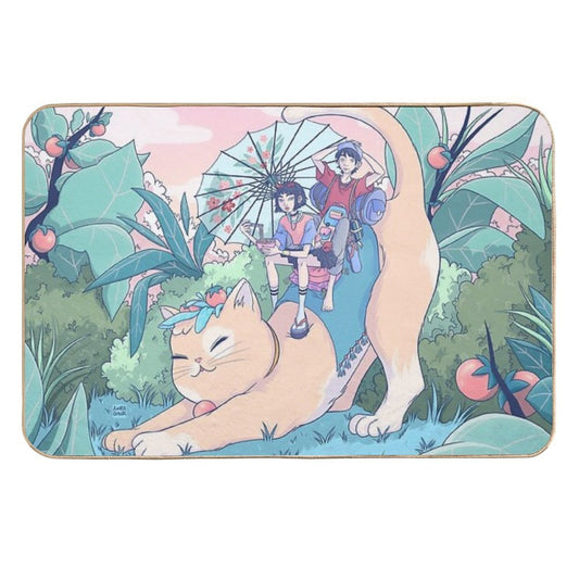 Maneki-neko  Multi-Purpose Bath Mat
