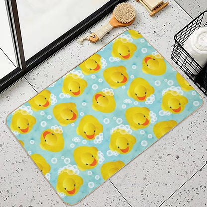 Rubber Ducks Bath Pattern  Dirt-Trapping Bath Mat