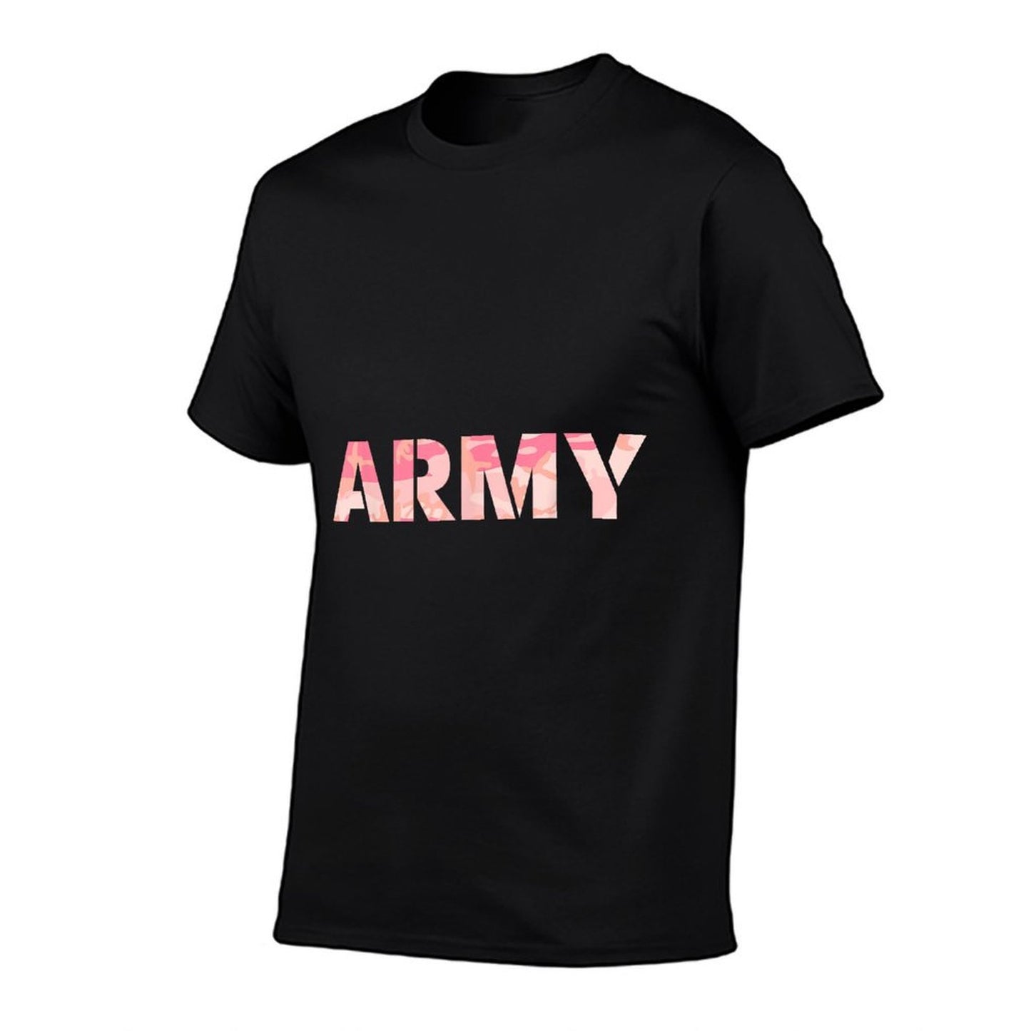 US Army Camouflage Vintage Pink  Soft T-Shirt