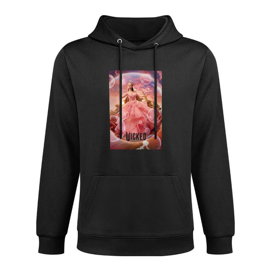 Wicked Glinda Bubble Poster Long Sleeve Kangaroo Pocket Hoodie