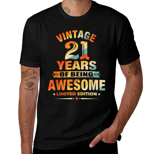 21 Year Old Gifts Vintage 2000 Limited Edition 21st Birthday  Odor-resistant T-Shirt