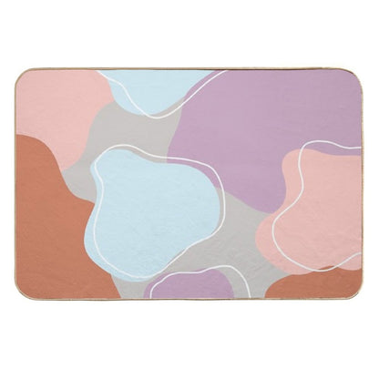 Abstract Paint Pattern  Stain-Proof Bath Mat