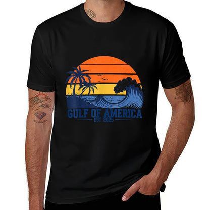 Retro Vintage Gulf Of US America 2025 American Gifts Moisture-wicking T-Shirt